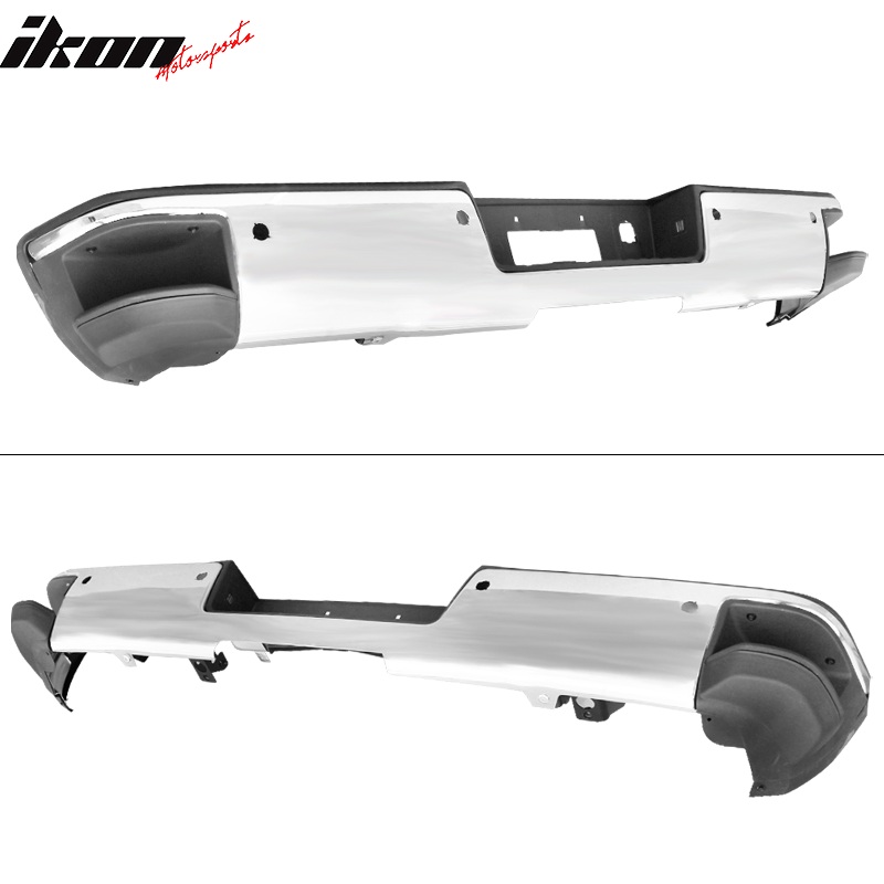 2014-2018 Silverado GMC Sierra 1500 Rear Step Bumper w/ Sensor Holes