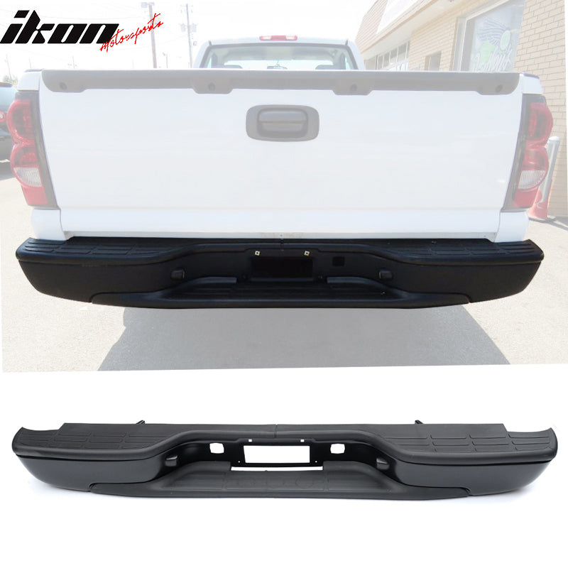 1999-2006 Chevy Silverado Sierra Fleetside Rear Step Bumper Steel