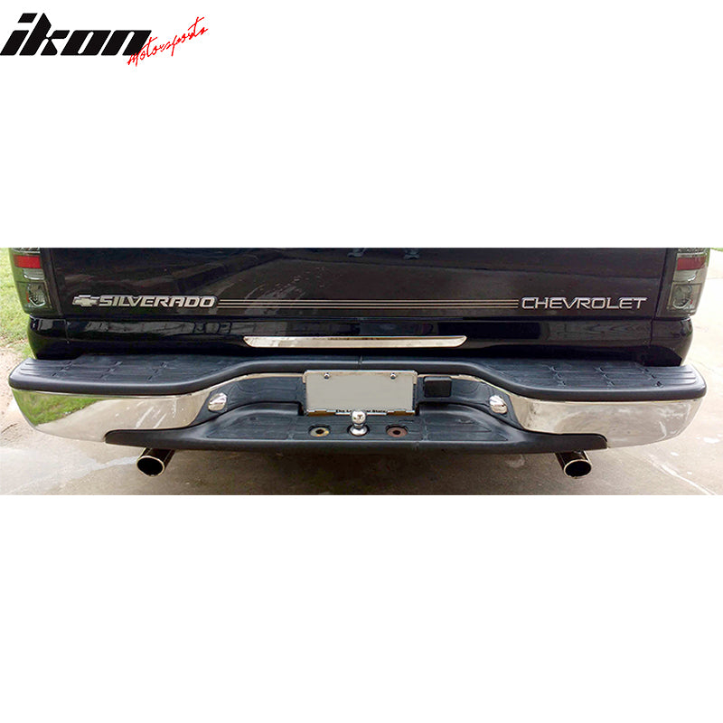 1999-2006 Chevy Silverado Sierra Fleetside Rear Step Bumper Steel