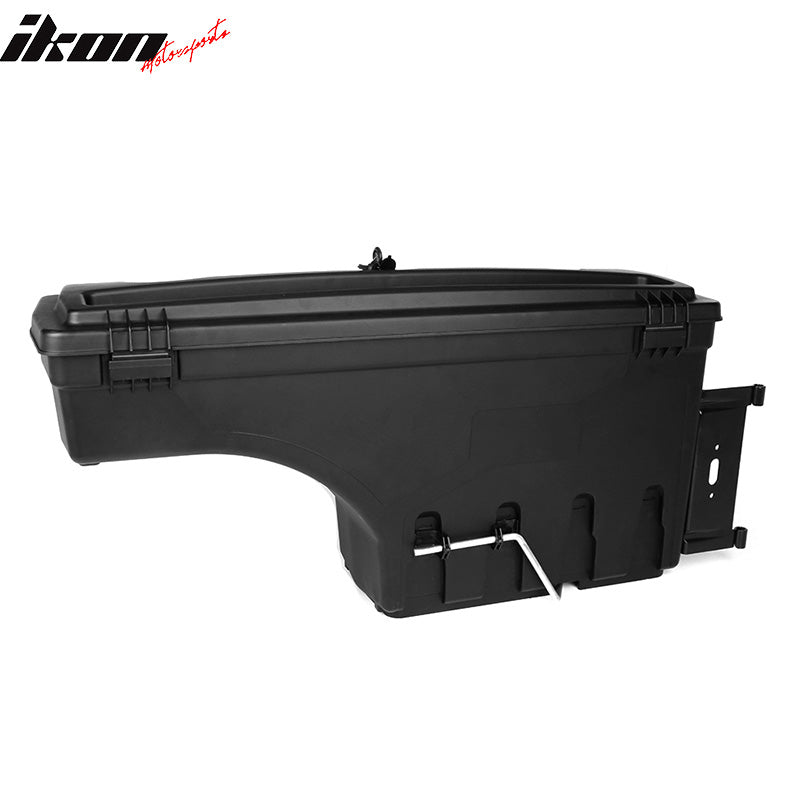 2007-2018 Chevy Silverado Black Truck Bed Storage Box Driver Side ABS