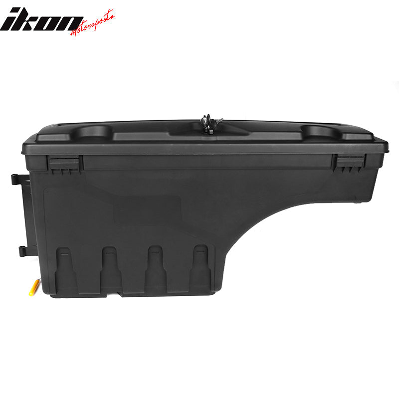 2015-2023 Ford F-150 Black Truck Bed Storage Box Driver Side ABS