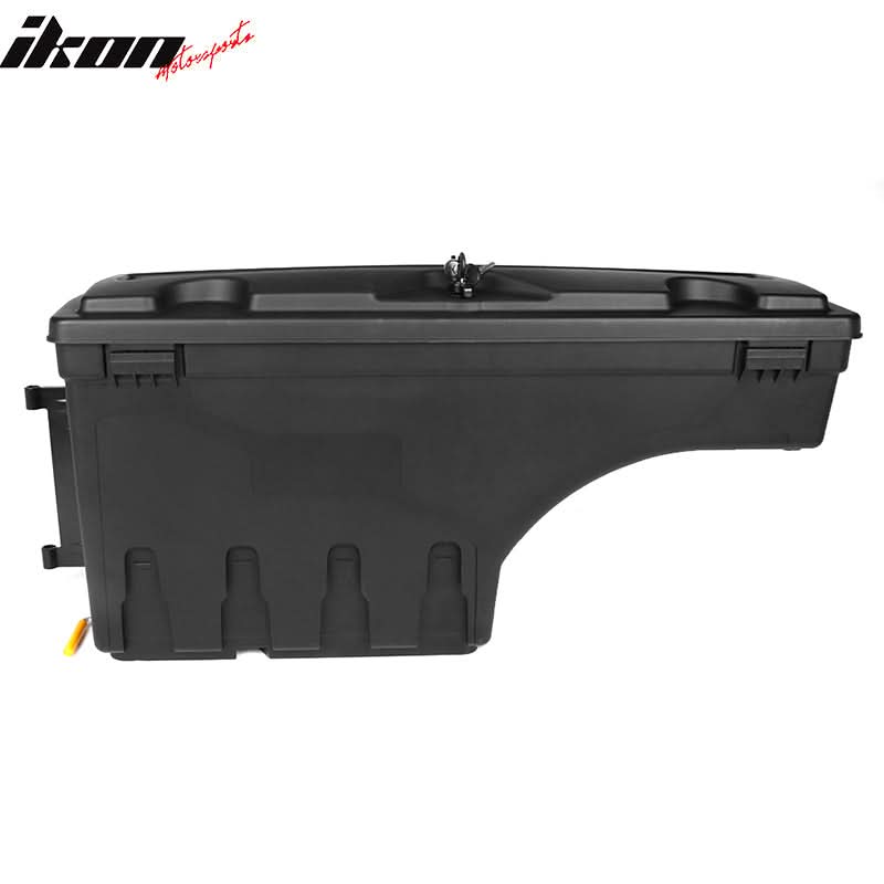 2015-2023 Ford F-150 Black Truck Bed Storage Box Driver Side ABS