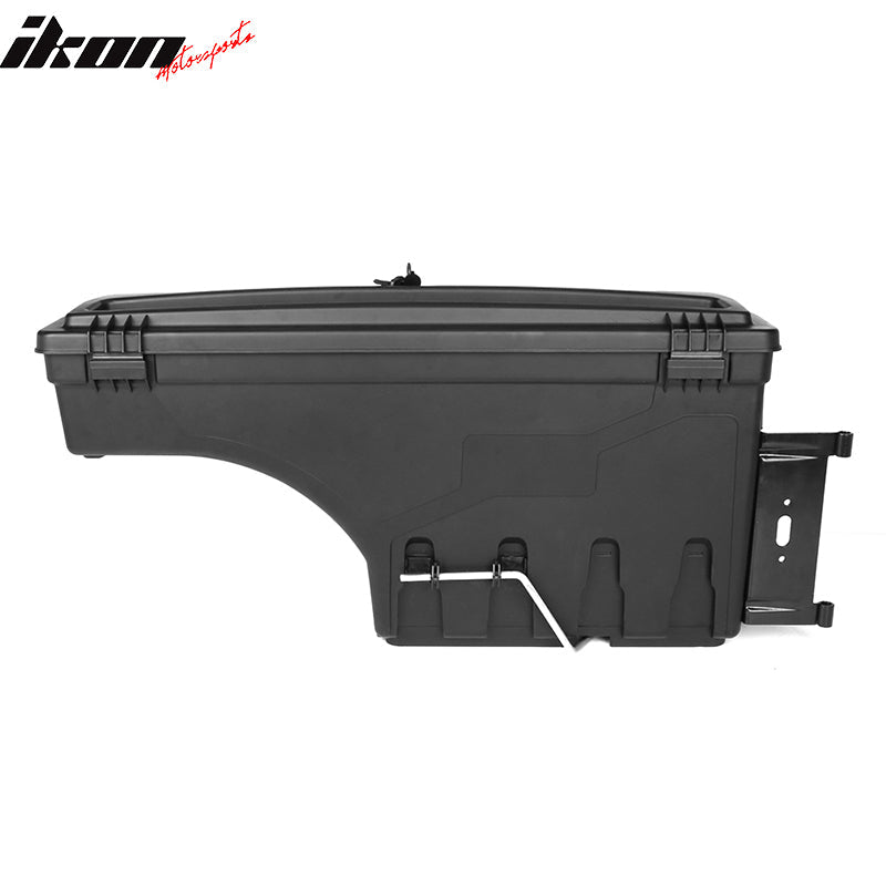 2015-2023 Ford F-150 Black Truck Bed Storage Box Driver Side ABS