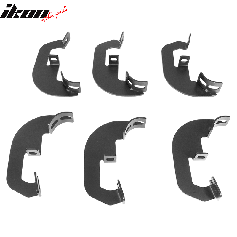 2007-2018 Chevy Silverado Crew Cab BCK Style Black Running Boards