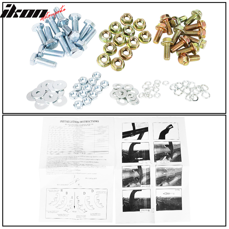 2015-2022 Ford F-150 Super Cab BCK Style Black Running Board Side Step