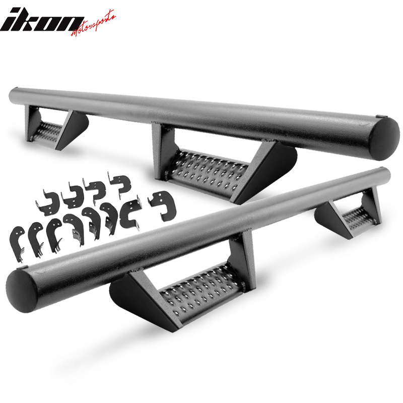 2017-2022 Ford F-250 Superduty SuperCrew Cab BCK Black Running Boards