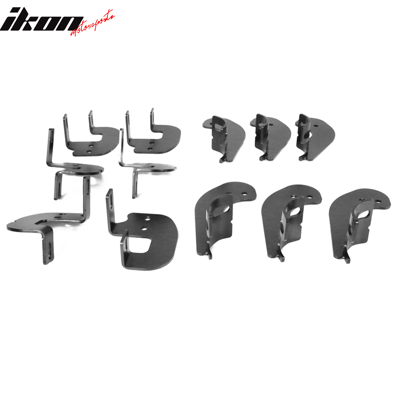 2017-2022 Ford F-250 Superduty SuperCrew Cab BCK Black Running Boards