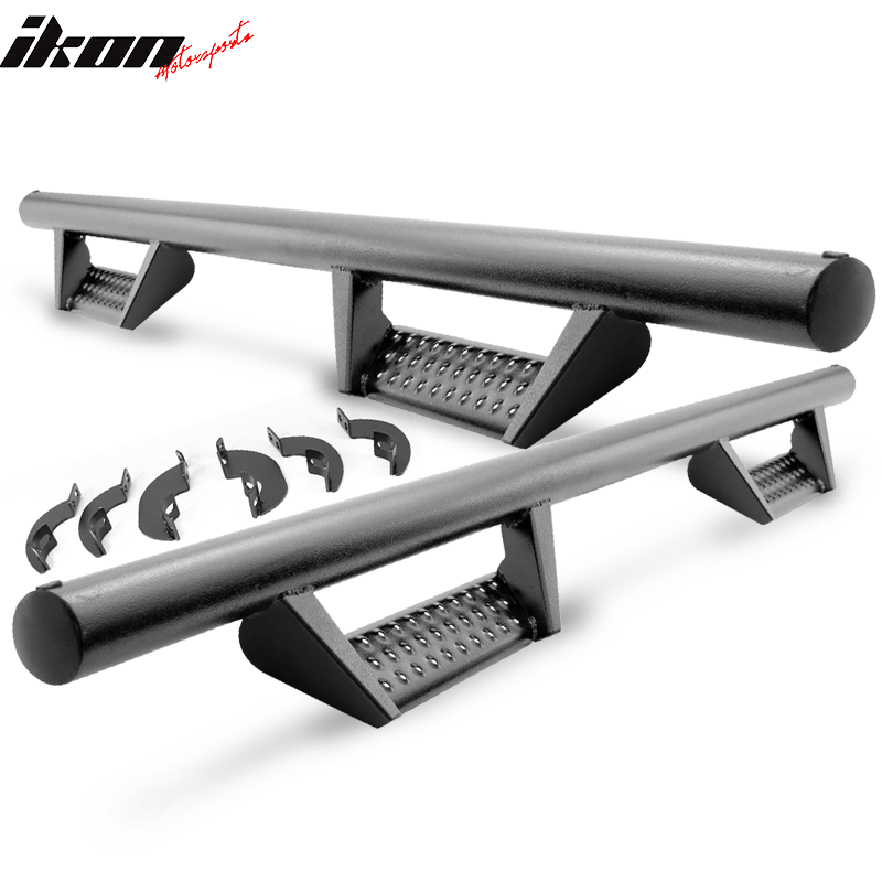 2007-2021 Toyota Tundra Crew Cab & Double Cab BCK Black Running Boards