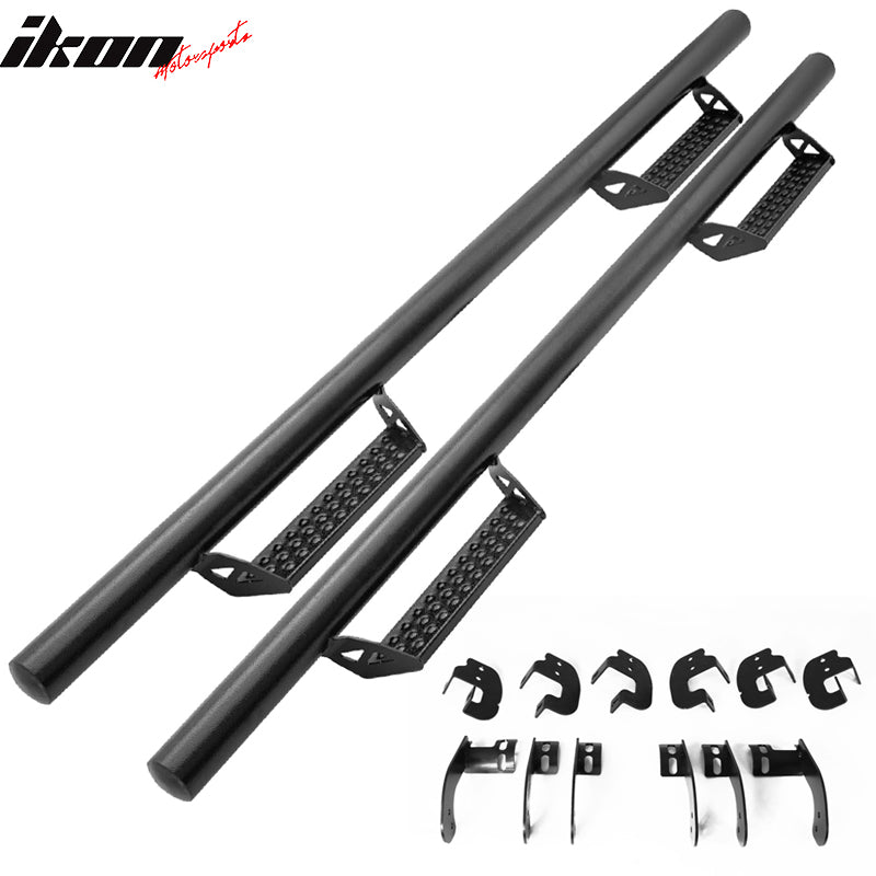 2015-2022 Ford F-150 SuperCrew Cab BCT Black Running Boards Side Step