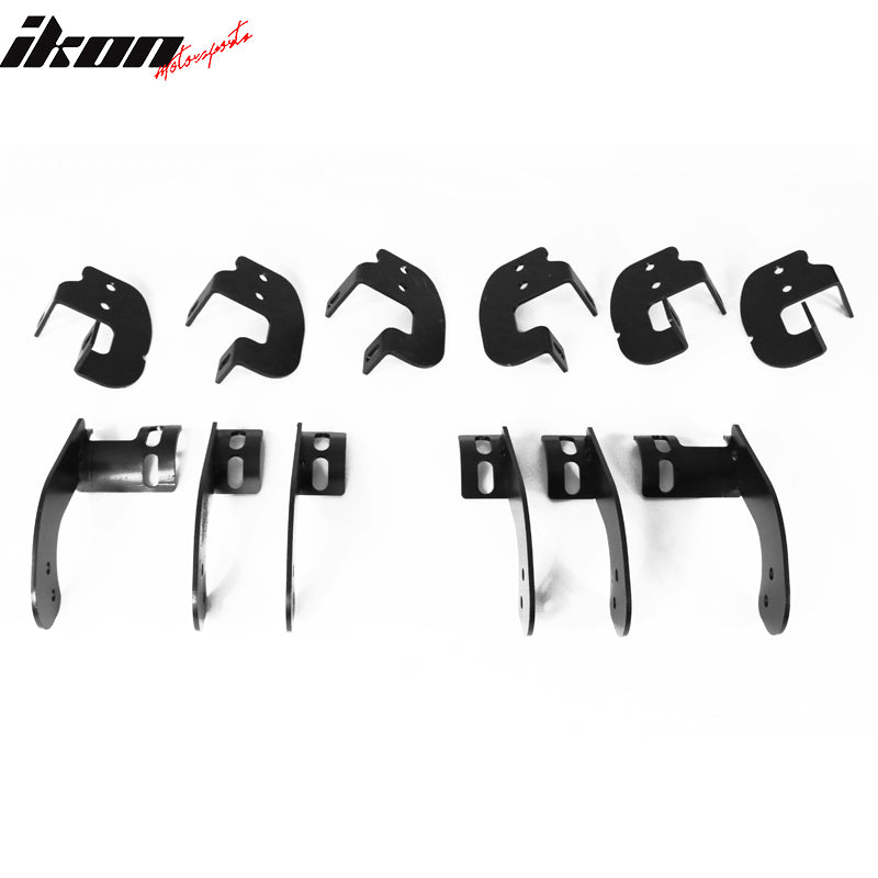 2015-2022 Ford F-150 Super Cab BCT Style Black Running Board Side Step