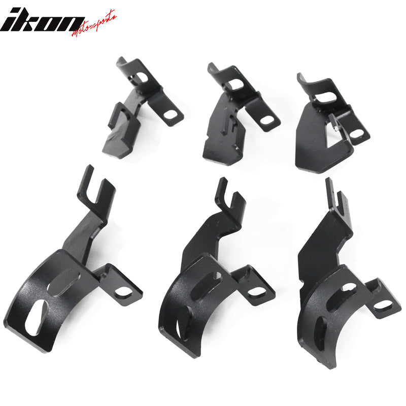 2007-2018 Jeep Wrangler 4Dr BCT Style Black Running Boards Side Steps