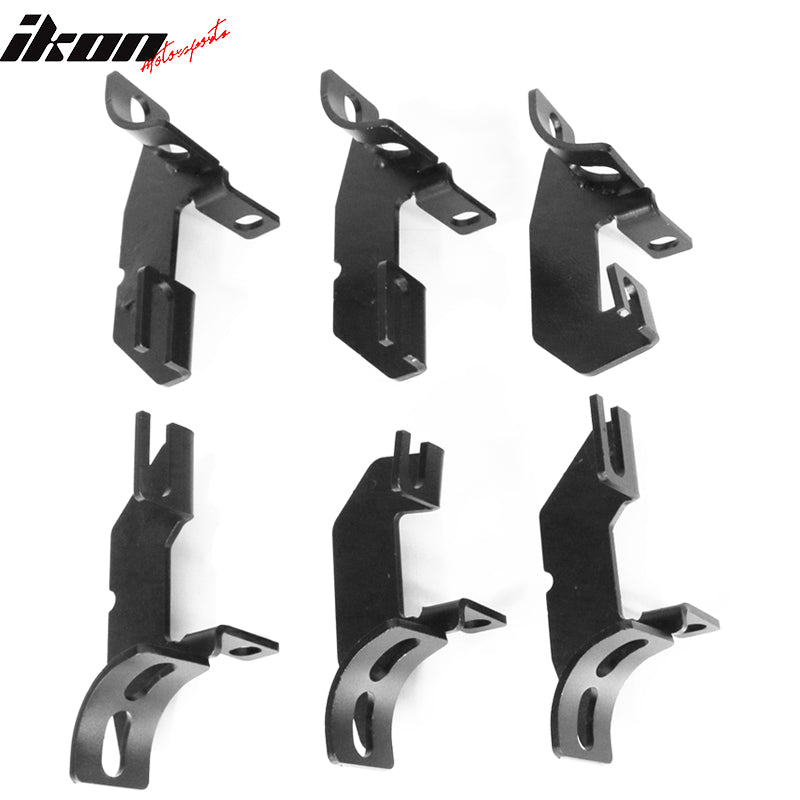 2007-2018 Jeep Wrangler 4Dr BCT Style Black Running Boards Side Steps