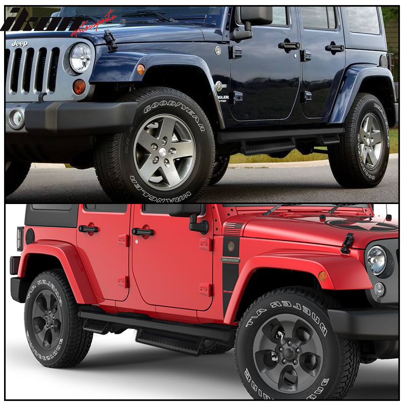 2007-2018 Jeep Wrangler 4-Door V1 Style Running Board