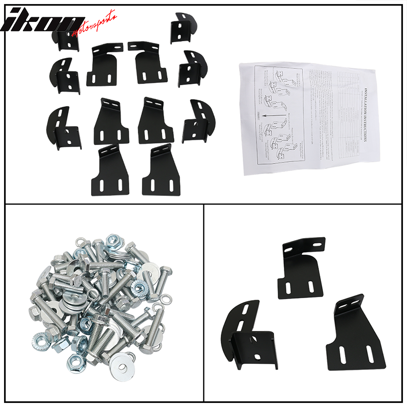 2005-2022 Toyota Tacoma Access Cab OE Style Black Running Boards Steel