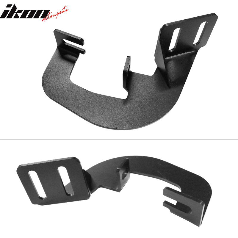 2007-2018 Chevy Silverado Crew Cab BZ Style Black Running Boards