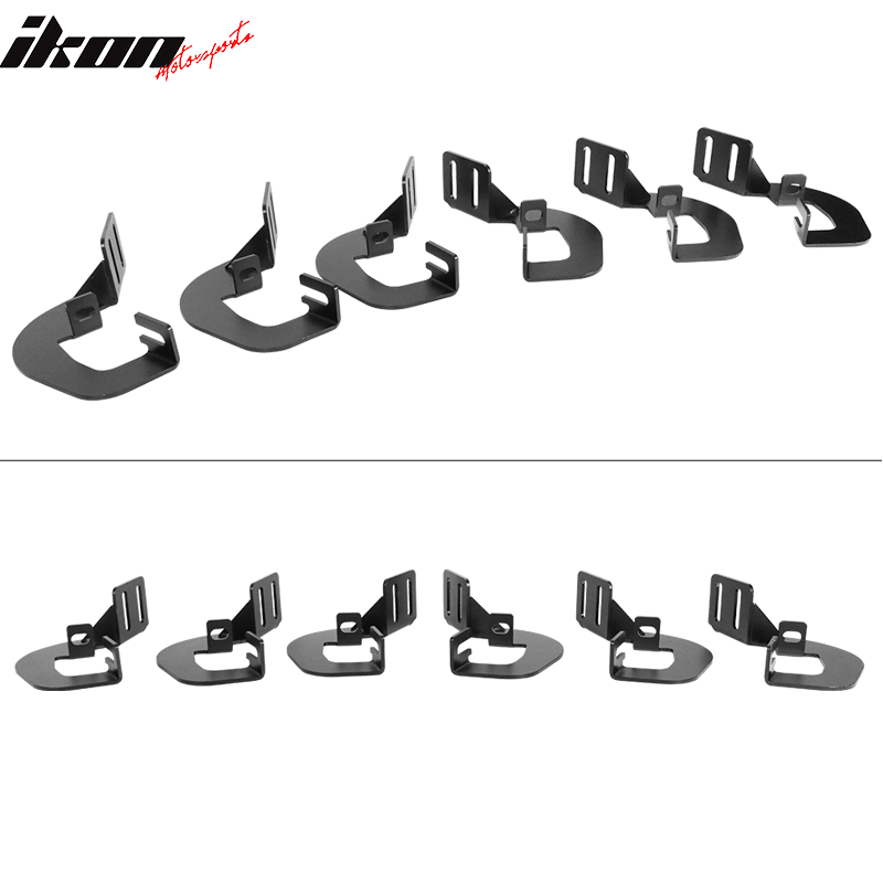 2007-2018 Chevy Silverado Extended Cab BZ Style Black Running Boards