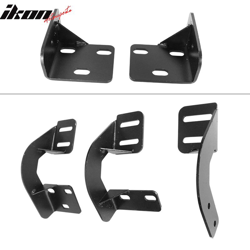 2009-2023 Dodge Ram Crew Cab BZ Style Black Running Boards Side Step