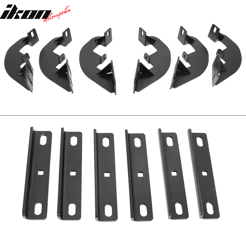 2017-2022 Ford F-250 Superduty SuperCrew Cab BZ Black Running Boards