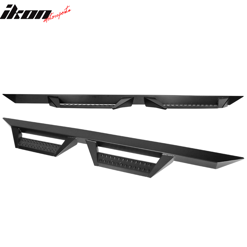 2015-2022 Ford F-150 Super Cab BZ Style Black Running Boards Side Step