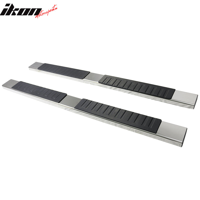 2007-2018 Chevy Silverado GMC Sierra 1500 Chrome Running Board Steel