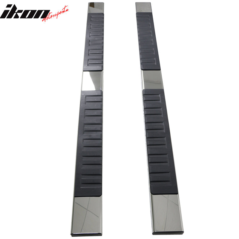 2007-2018 Chevy Silverado GMC Sierra 1500 Chrome Running Board Steel