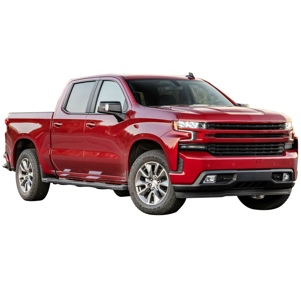 2019-2024 Chevy Silverado Sierra 1500 OE S6 Style Black Running Boards