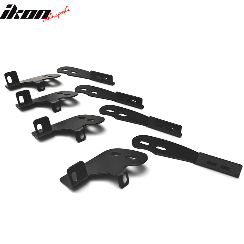 Fits 04-10 Dodge Durango Ram Black Step Bars Running Boards 78in Pair