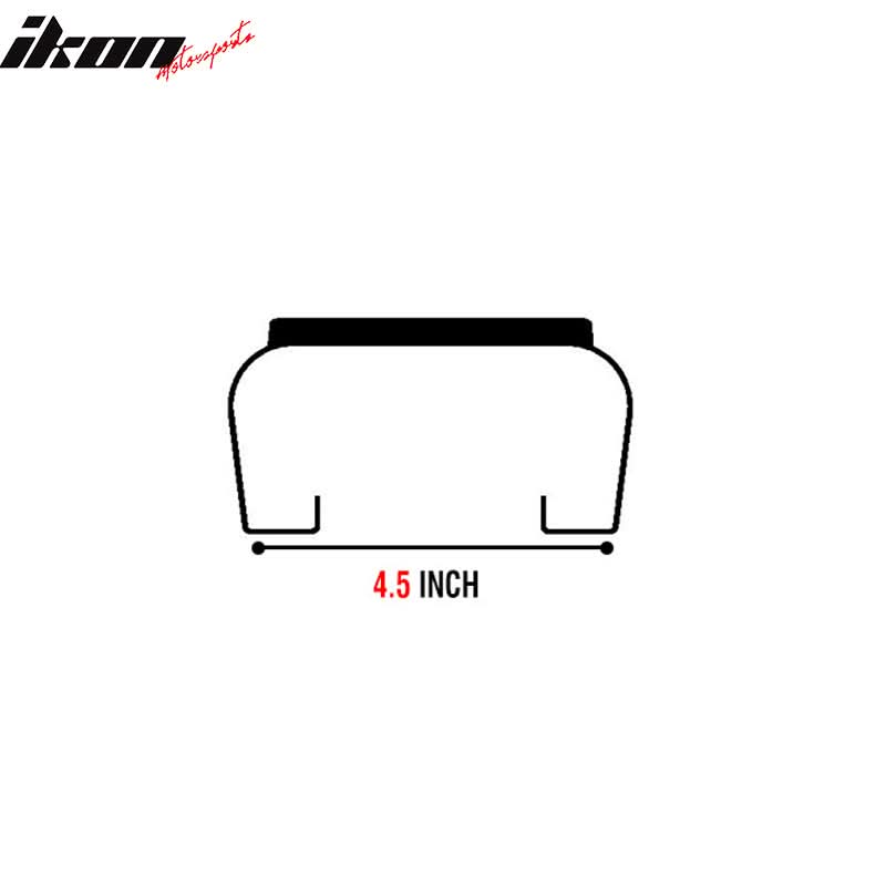 Fits 04-10 Dodge Durango Ram Black Step Bars Running Boards 78in Pair