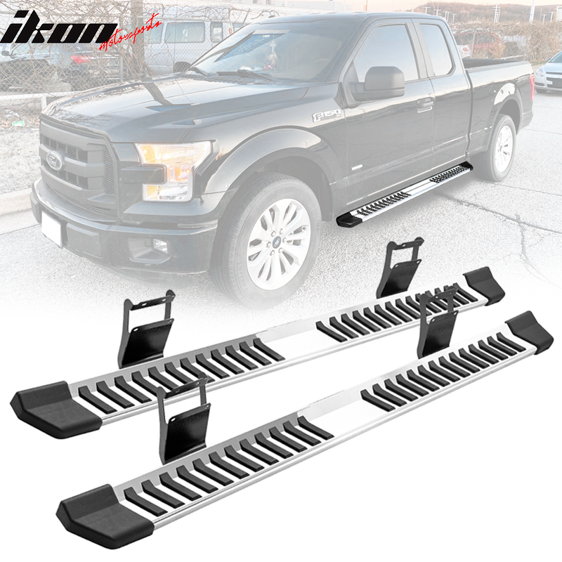2015-2022 Ford F-150 Super Cab V Type Running Boards Side Step Bars
