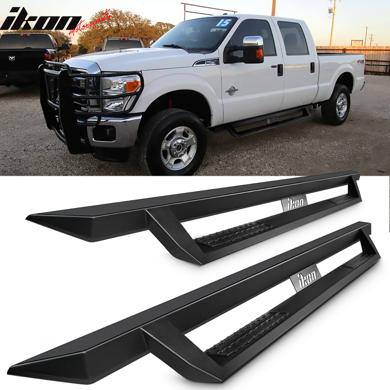 1999-2016 Ford F-250 Superduty IKON V1 Style Side Running Boards Steel