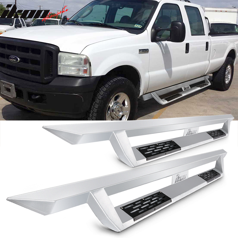 1999-2016 Ford F-250 Superduty IKON V1 Style Side Running Boards Steel