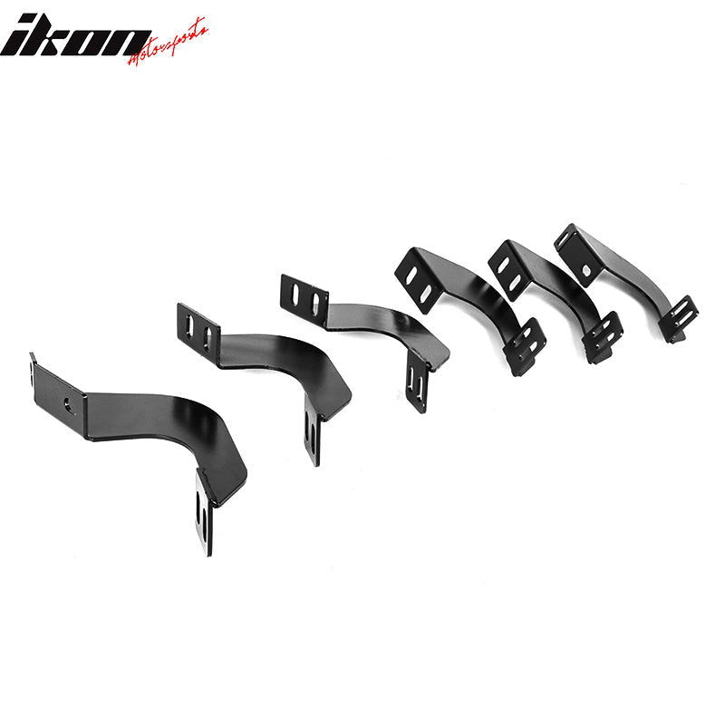 2007-2021 Toyota Tundra Double Cab IKON V1 Silver Running Boards Steel