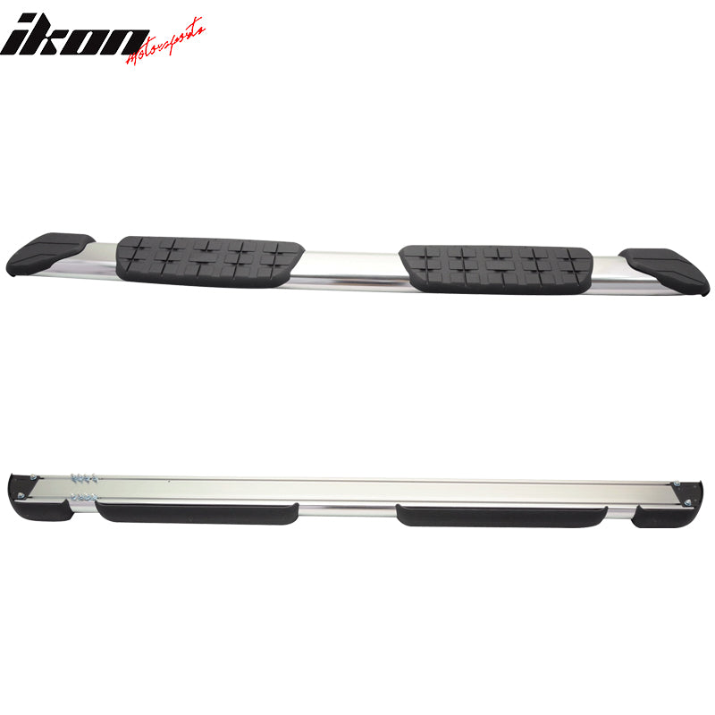 2007-2021 Toyota Tundra Double Cab OE Silver Running Boards Aluminum