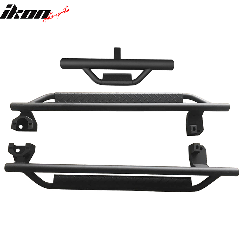 2007-2018 Jeep Wrangler 2 Door Side Running Boards