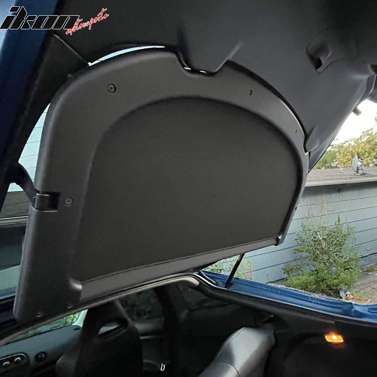 2002-2006 Acura RSX OEM Style Black Retractable Cargo Cover