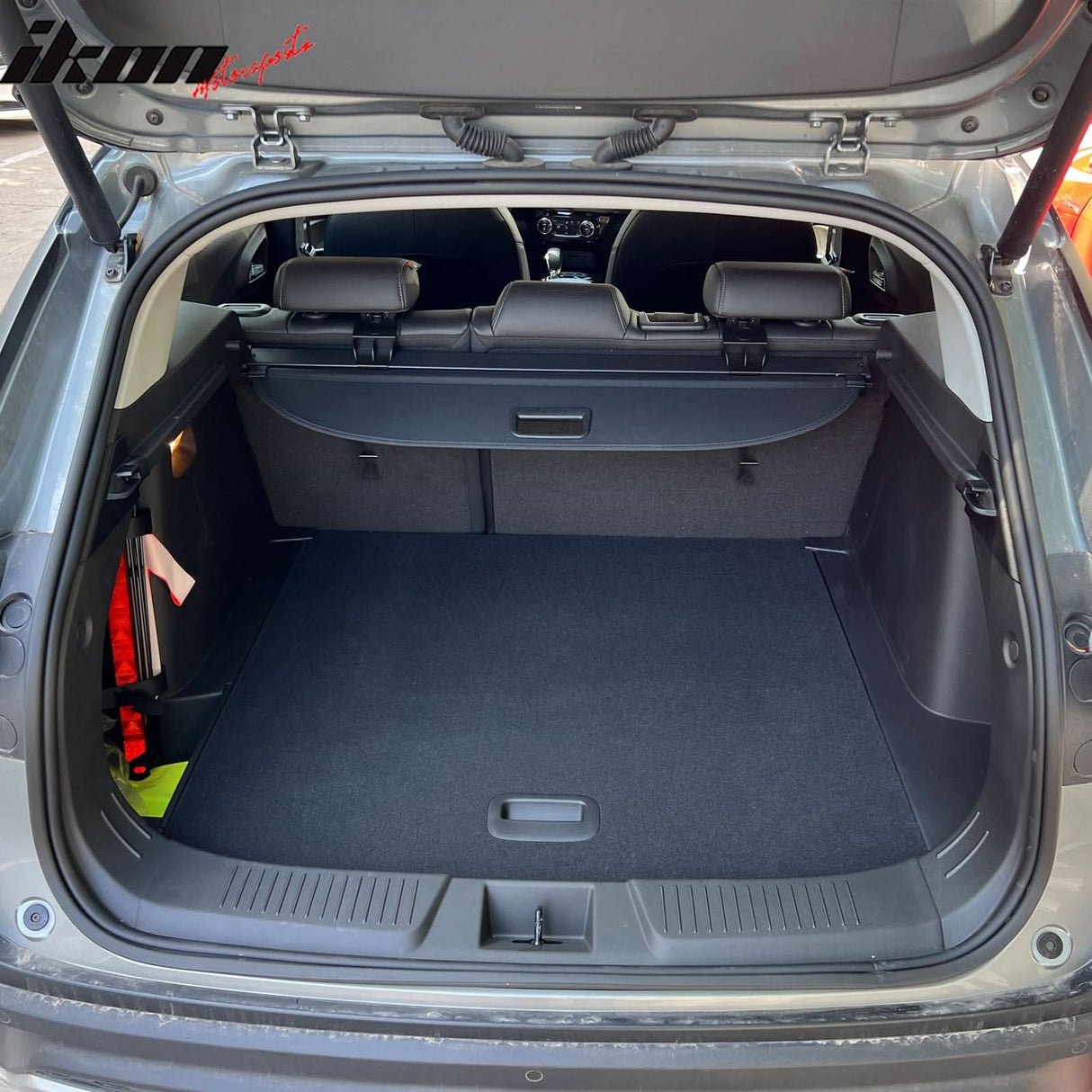 2024-2025 Chevrolet Trax Black Retractable Rear Trunk Cargo Cover Canv