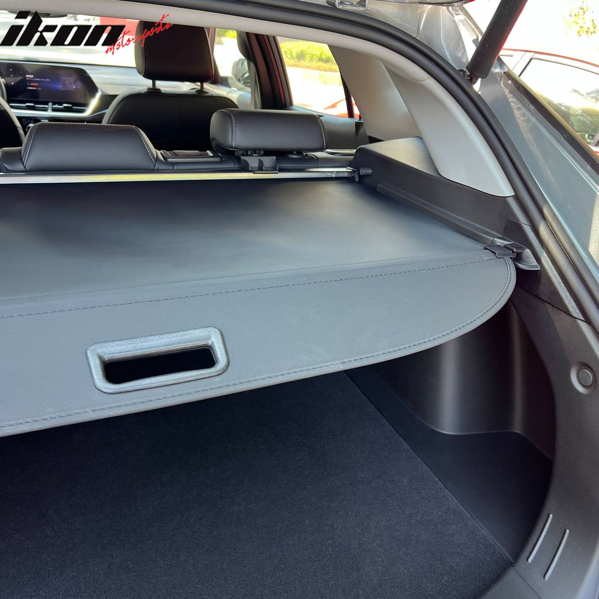 2024-2025 Chevrolet Trax Black Retractable Rear Trunk Cargo Cover Canv