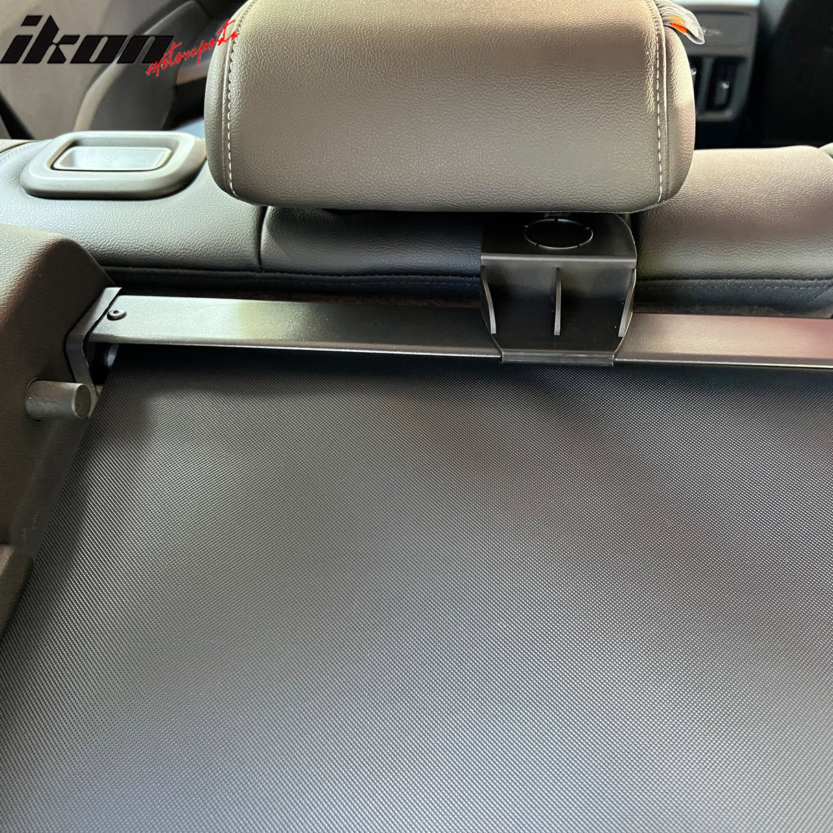 2024-2025 Chevrolet Trax Black Retractable Rear Trunk Cargo Cover Canv