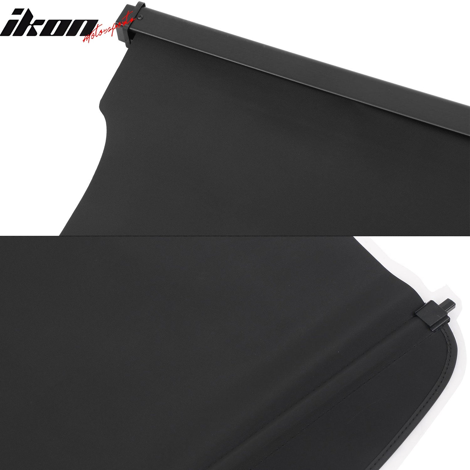 2020-2025 Ford Escape Black Retractable Rear Trunk Cargo Cover Canvas