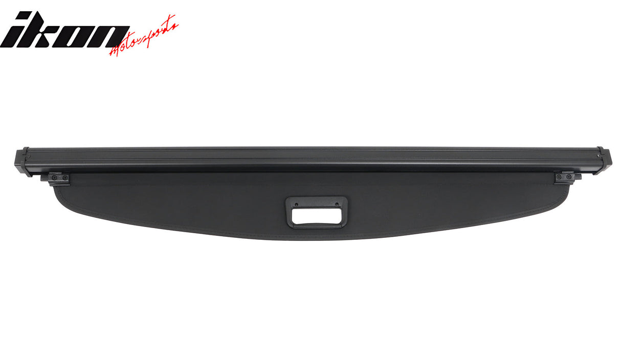 2020-2025 Ford Escape Black Retractable Rear Trunk Cargo Cover Canvas