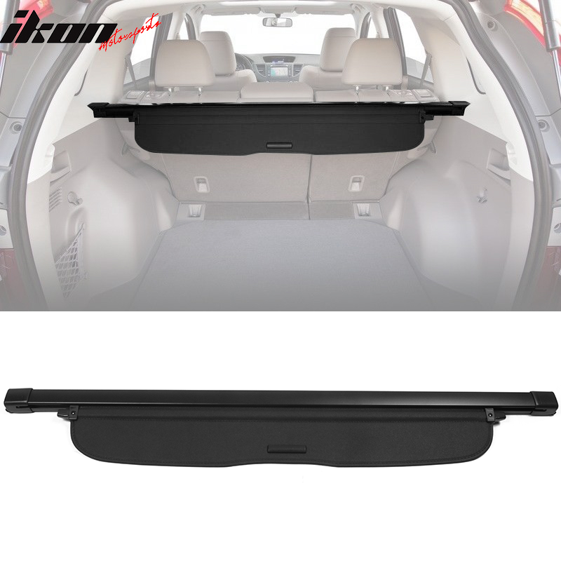 2012-2016 Honda CR-V OE Rear Luggage Cargo Cover Vinly Aluminum Rod