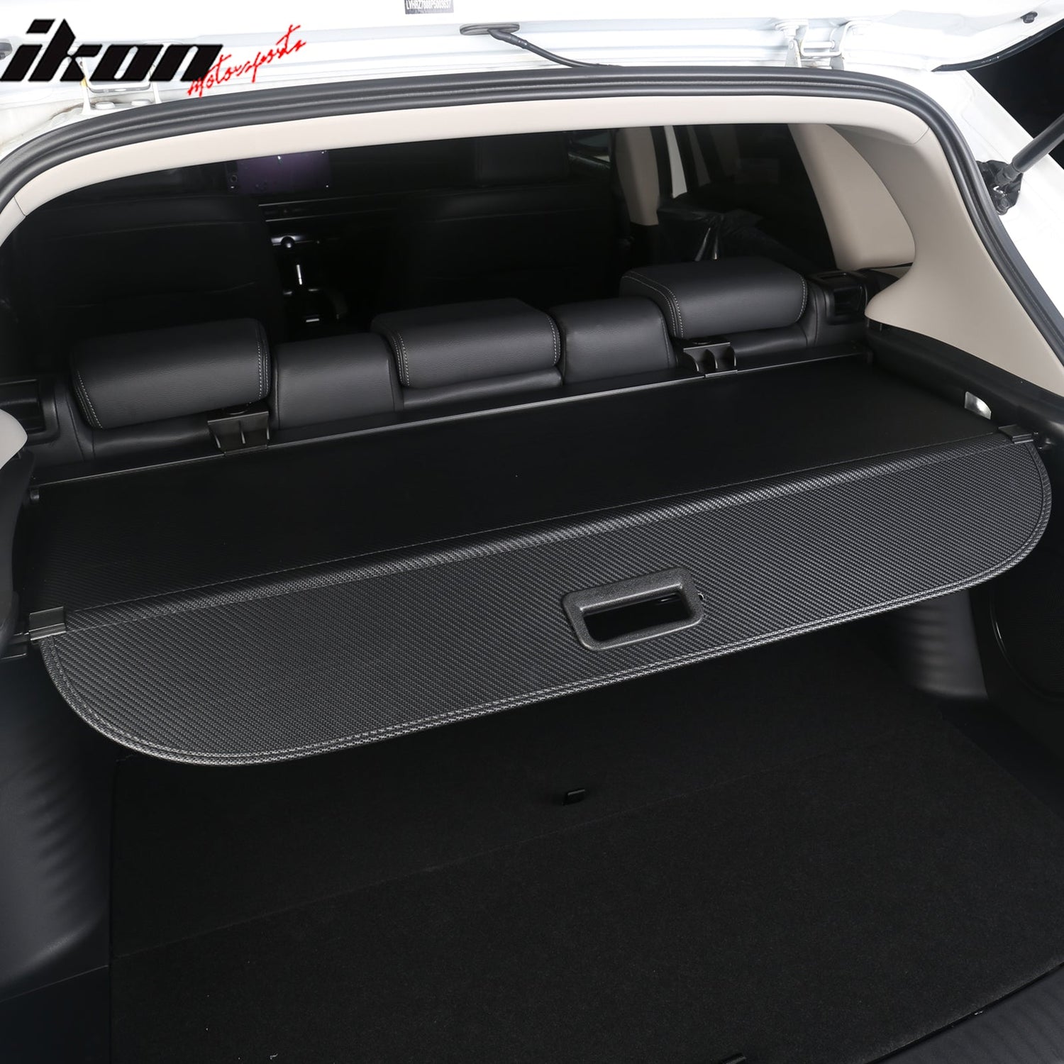 2023-2024 Honda HR-V Carbon Fiber Print Retractable Trunk Cargo Cover