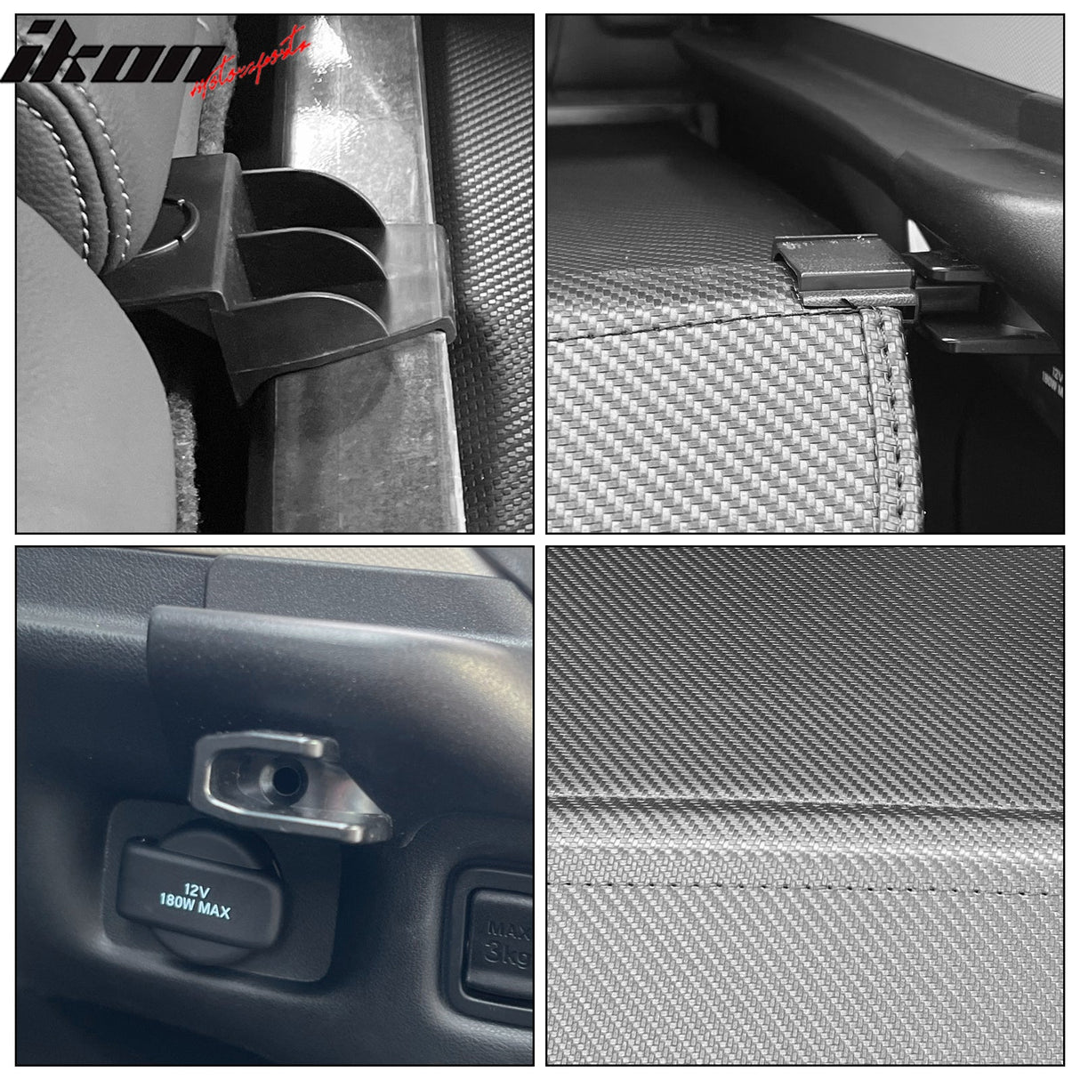 2023-2024 Honda HR-V Carbon Fiber Print Retractable Trunk Cargo Cover