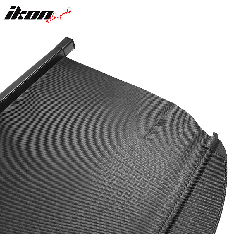 2019-2023 Hyundai Santa Fe Carbon Fiber Texture Black Cargo Cover PVC