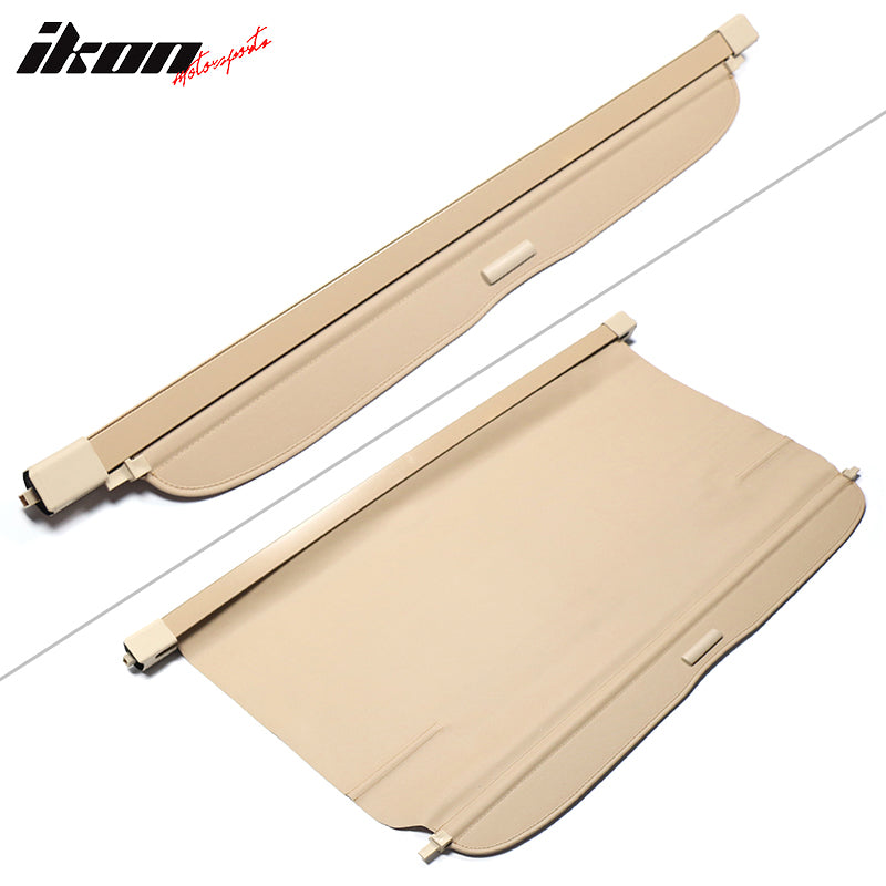 2007-2017 Jeep Compass Patriot Tonneau Cargo Cover Retractable Shade