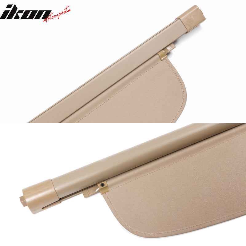 2011-2022 Grand Cherokee Rear Tonneau Cargo Cover Retractable Shade