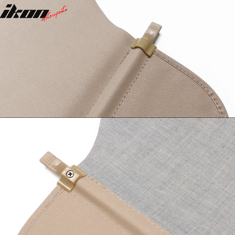 2011-2022 Grand Cherokee Rear Tonneau Cargo Cover Retractable Shade