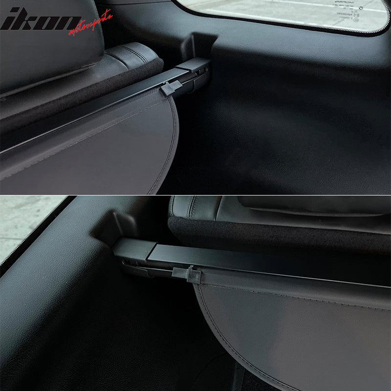 2011-2022 Grand Cherokee Rear Tonneau Cargo Cover Retractable Shade