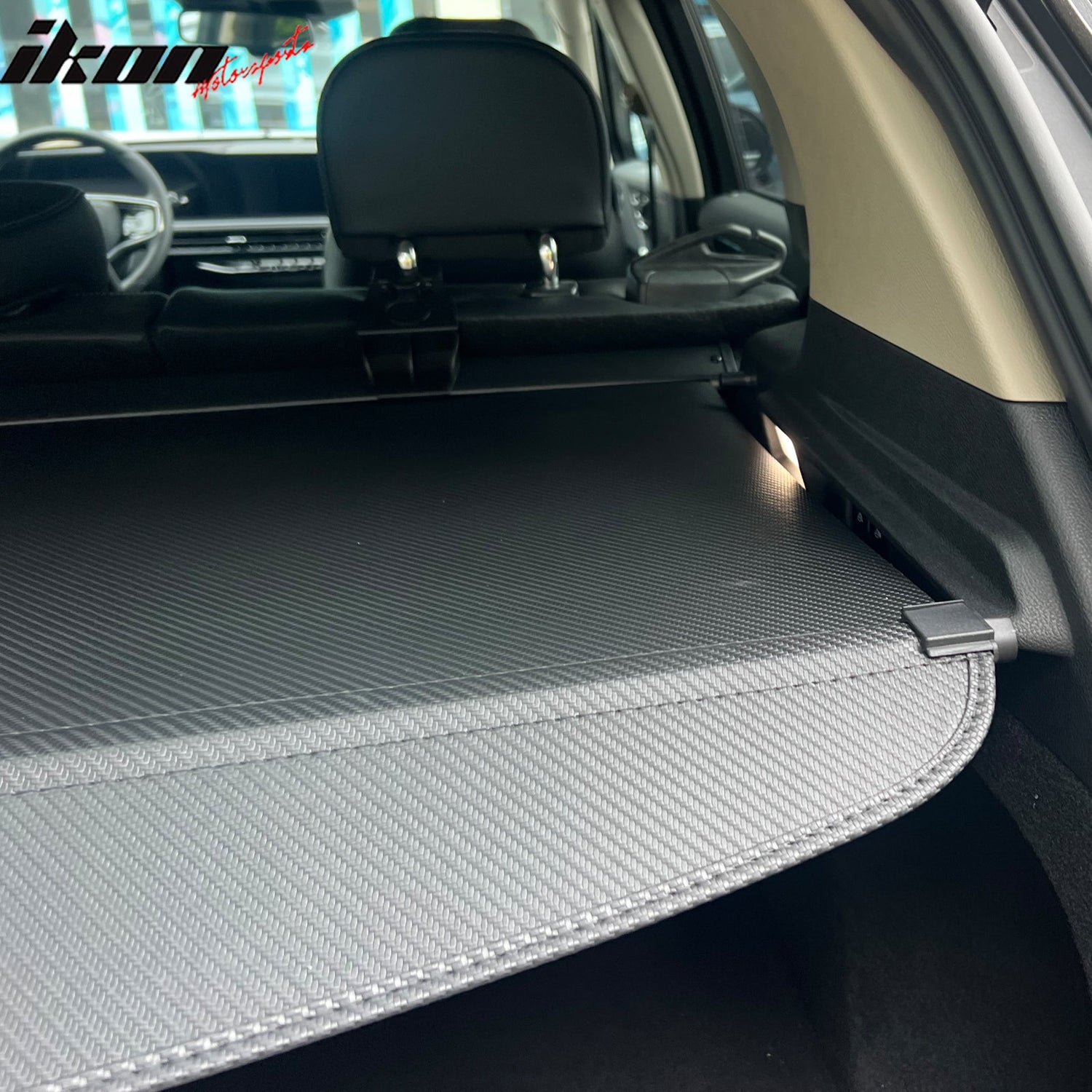 2020-2024 Lincoln Corsair Carbon Fiber Print Retractable Cargo Cover