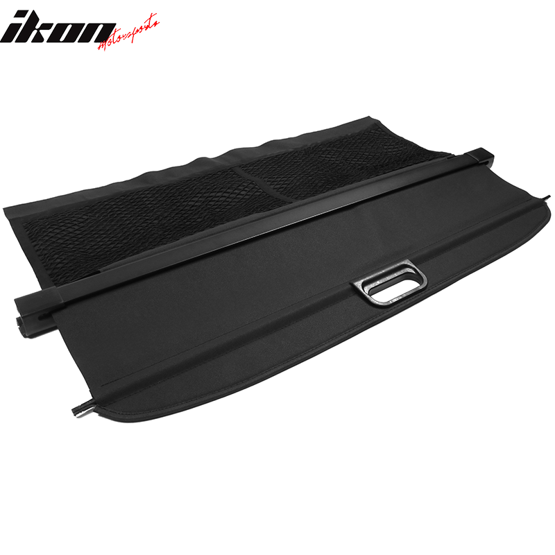 2008-2015 Smart Fortwo OE Style Black Cargo Cover Vinly Aluminum Rod